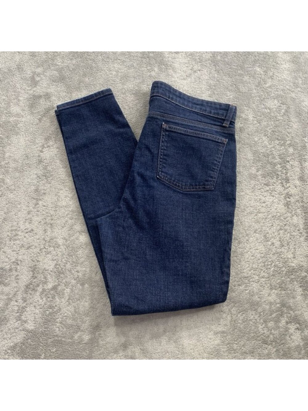 Eileen Fisher Jeans Womens Size 12 Blue Dark Wash Skinny Stretch Capsule Casual